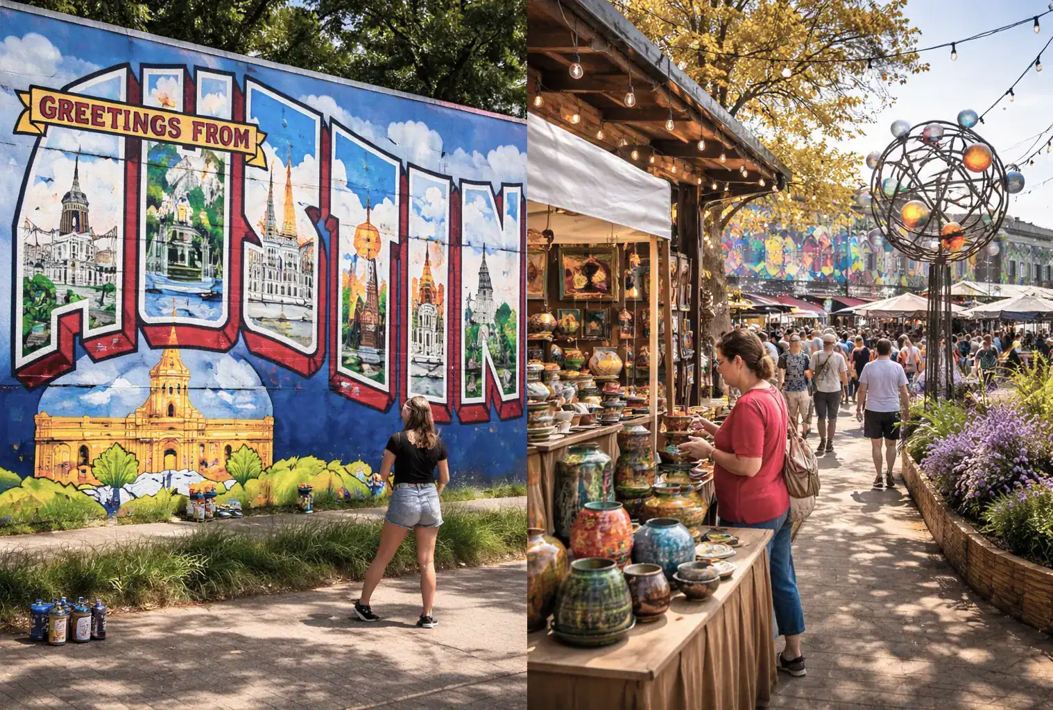 Austin vs Asheville travel